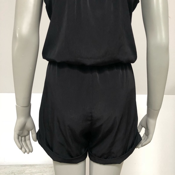 J-Crew Black romper with tie waist - Picture 6 of 8
